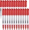Fine Tip Dry Erase Markers - 24 Pack Red Whiteboard Erasable Markers Bulk for Kids Adults, Ideal for Classroom School Office Home Use on White Board, Non-Toxic Easy Clean